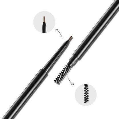 Ultra-fine 1.5mm double-ended eyebrow pencil
