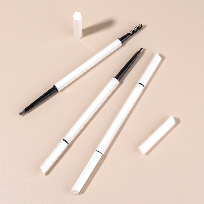 Double-ended ultra-fine non-marking eyebrow pencil